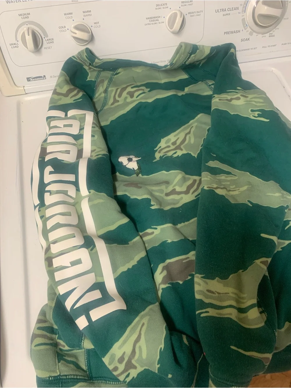 Jordan Green Camo Crewneck Sweatshirt